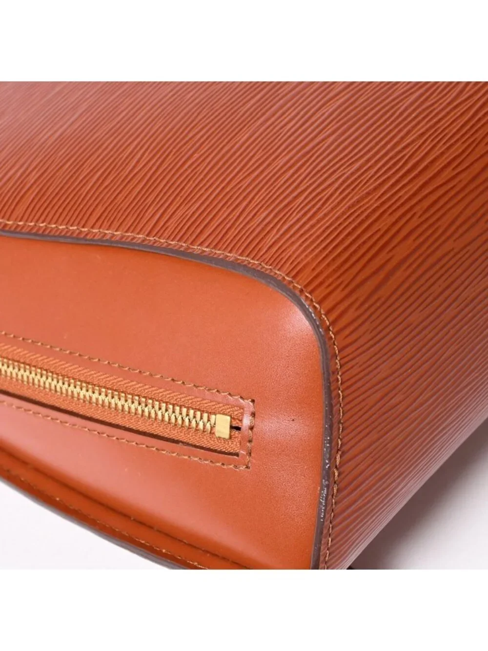 Louis Vuitton Epi Mabillon Kenya Brown Backpack Gold